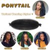 24 Inch Pre-Separated Springy Afro Twist Hair 4 Packs Afro Twist Hair for Soft Locs Marley Twist Crochet Braiding Hair Synthetic Hair Extensions(8 Strands/Pack,Gray#)