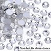 Novani Rhinestones 1440pcs SS20 Glass Rhinestones Crystal Flatback Gemstones for Crafts Nails Makeup Bags and Shoes Decoration（SS20, Crystal Clear）