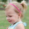 Cinaci 30 Pieces Candy Color Width 1cm/0.4" Thin Plastic Headbands Satin Covered Blank Plain DIY Craft Headbands for Women Girls Teens Kids