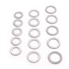 UTSAUTO Oil Crush Washers/Drain Plug Gaskets 15 Packs Replacement for Part # 94109-20000, 94109-14000, 90471-PX4-000 for Honda Accord Acura Civic Ridgeline Odyssey CRV CR-V Pilot Fit Element