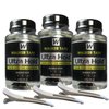 3pcs Ultra Hold Hair System Adhesive 3.4oz w/ 3pcs White Hair Clip Bundle Pack | Waterproof Invisible Long-Lasting | Front Bonding Weave Toupees Wigs Extensions Lace Wig Glue | Bold Hold Adhesive