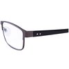 EYEGUARD Readers Metal Deluxe Rectangular Reading Glasses for Men 4.00