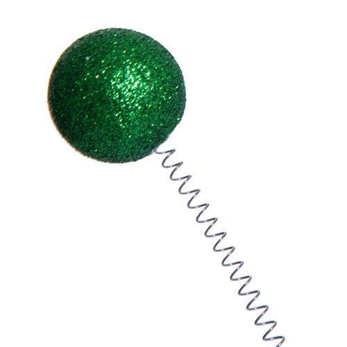 Yilistore Alien Headband,Halloween Space Costume Accessories Alien Antenna Headband,Glitter Ball Headpiece (Green)