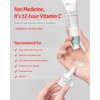 VITABRID C12 12 Hour Vitamin C Soothing Serum for Acne & Blemish-Prone Sensitive Skin - Improves Sebum, Pores and Redness - Peptides, Niacinamide, Madecassoside, 1.01 fl.oz. Powder 0.04oz.
