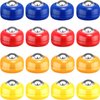 Gejoy 16 Pieces Mini Shuffleboard Replacement Pucks Tabletop Equipment Rollers Set Shuffleboard Curling Accessories