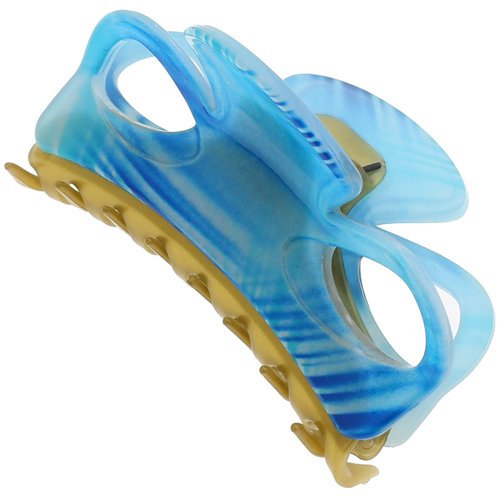 Camila Paris CP3240 French Hair Clip for Women, Blue, Girls Hair Claw Clips Jaw Fashion Durable and Styling Hair Accessories for Women, Strong Hold No Slip Grip, Made in France