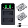 Pickle Power LP-E8 Battery and LED Display Dual Charger Compatible with Canon EOS Rebel T3i, T2i, T4i, T5i, 600D, 550D, 650D, 700D, Kiss X5, X4, Kiss X6 Camera