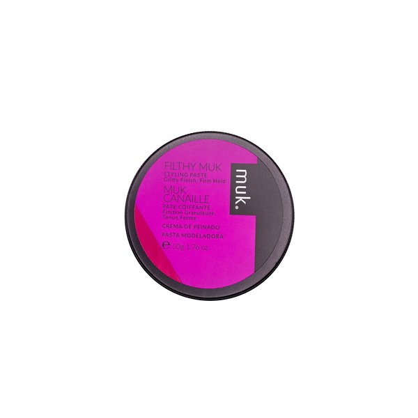 Muk Haircare Filthy Muk Gritty Finish Styling Paste, Hair Product, Hair Paste For Men, Firm Hold, Gritty Finish, Medium Shine - 1.7oz
