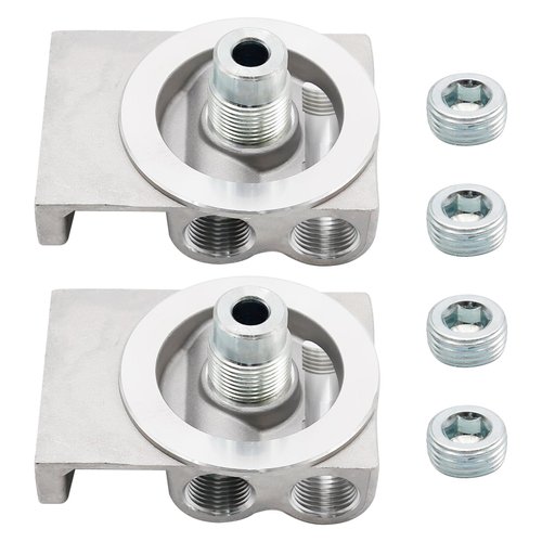 4770/24770 Fuel Filter Base Kit for 1R-0750 1R-0749 CAT Fuel Filter, Diesel Filter Remote Mounting Base Replacement, 2 Pack