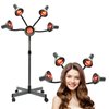 Dodoam 5Head Infrared Light Heat Therapy Red Lamp Salon Hair Perming Dyeing Steamer SPA Adjusting Height Hair Dryer Stand Styling Perming Dryer Hair Salon Equipment