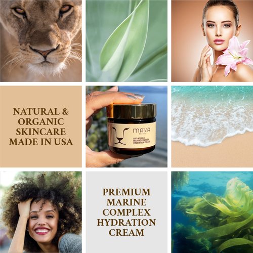 MAYA BEAUTY Skin Care Collagen Face Cream, Day and Night Cream, Anti Wrinkle Cream for Face Tightening and lifting cream with Botanical Hyaluronic acid, Anti Aging Face Moisturizer for Men and Women