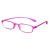 Calabria 718 Flexie Oval Reading Glasses +0.75 Fuschia Men/Women Bendable Single Power Readers Flexible Durable TR90 Frame
