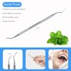 SENLMLER Professional Dental Pick Tools Kit, Teeth Cleaning Calculus Remover Tool for Dentist, Personal Using, Pets Oral Care Set with Dental Mirror Dental Tartar Scraper Dental Probe and Storage Box
