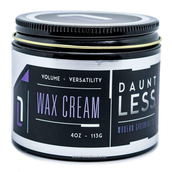 Dauntless Modern Grooming Co. WAX CREAM | Multi-purpose Hair Styling | Medium-Firm Hold | Low Shine | 4 ounces