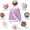 50 Pcs Nail File, Emery Board Nail Files for Acrylic Nails and Natural Nails, 100/180 Grit Double Sided Fingernail File Gel Nail Professional Reusable Washable Manicure Pedicure Kit Set Gray