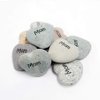 Mom Engraved Stone Heart Shaped Inspirational Sandblast Stone, Perfect Gorgeous Mothers day Birthday Unique Gift Ideas, Natural Beach Pebble Rock