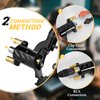 Rotary Tattoo Machine Kit, ATOMUS Tattoo Motor Gun with Power Supply Foot Pedal Clip Cord Handle Grip 3RL 7M1 Cartridge Needles Grommets Tattoo Liner Shader Kit