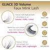 Eliace False Eyelashes Kit, Cat Eye Mink Lashes 50 Pairs Super Value Pack with 5 Stylish Styles, Volume 3D Faux Mink Lashes Curly & Full, Fake Eyelashes for a Natural Look, Eye Lashes Sets Pack