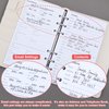 Binder Password Book with Alphabetical Tabs, Password Keeper Books for Internet Log in, Website Address Book Hardcover Password Logbook 5.3″x 7.3″