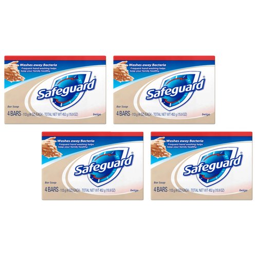 Antibacterial Bath Bar Soap (1 Pack of 4 bars)