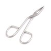 DDP Professional Stainless Steel Scissors Shaped Slant Tip Tweezer Clip 'Eyebrow