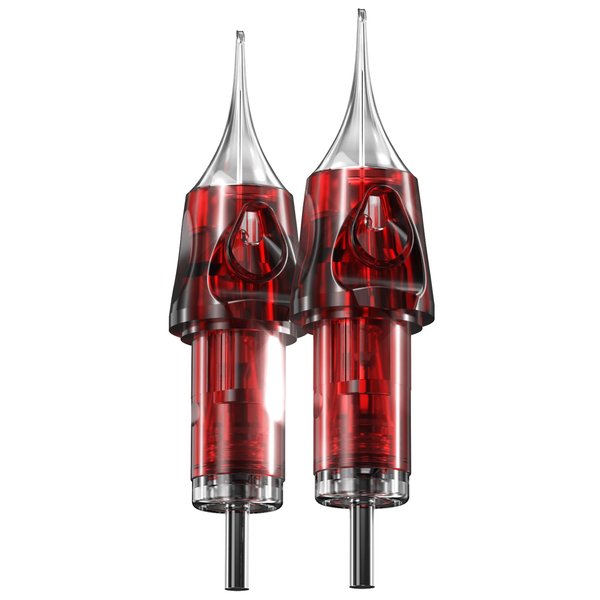 CNC 5RL Tattoo Needles Cartridge 20Pcs #10 Bugpin Disposable Needles Round Liner with Membrane EN04-20-1005RL