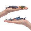 TOYMANY 24pcs Mini Ocean Animal Figurines: Realistic Cake Toppers with Sharks, Whales & Octopus - Great for Kids' Parties, Gifts & School Projects