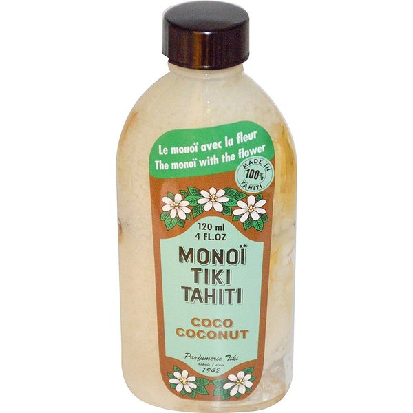 Monoi Coconut Oil, Natural Suntan Oil SPF3 - 4 oz ( Multi-Pack) by Monoi Tiare