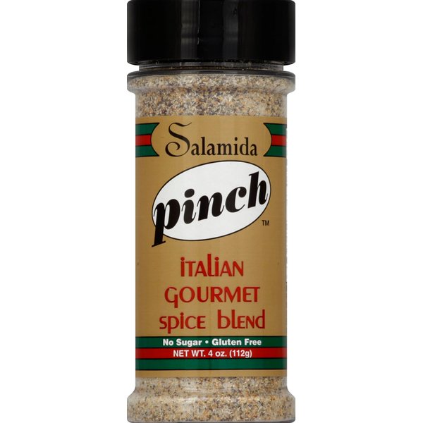 Salamida Pinch Italian Gourmet Spice Blend, 4 oz Perfect Pinch