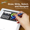 BoxWave Stylus Pen Compatible with JASZDOT Digital Signage Displays LCD 43' - EverTouch Capacitive Stylus, Fiber Tip Capacitive Stylus Pen - Jet Black