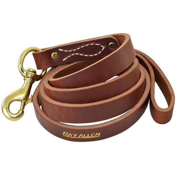 Old World Leather Agitation Lead (1" Bolt Snap)
