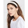 Atoden White Headband Padded Headband Satin Headbands Thick Headbands Plain Head Band Hair Bands Hair Accessories for Women Girls