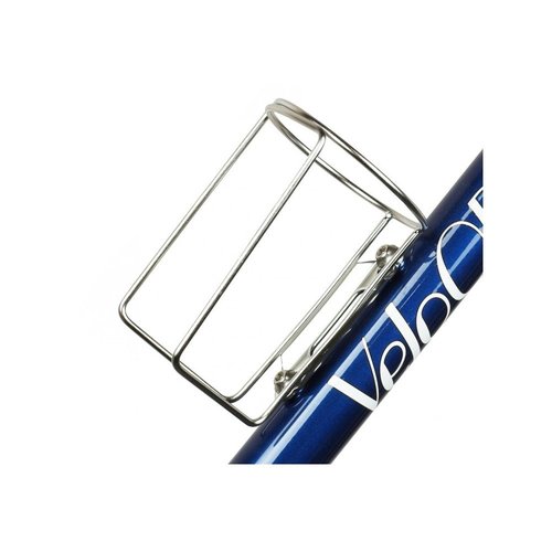 Velo Orange Retro Water Bottle Cage without Tab: Polish Stainless