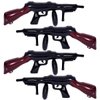 4 Pcs Inflatable Gun Props Costume Accessories Inflatable Machine Gun Cosplay Theme Party Birthday Decoration balloon