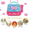 Kids Karaoke Machine, Girls Karaoke Machine Toys Music Player with Microphone and Lights, Battery Operated Portable Singing Machine with Adorable Sing-Along Boom Box for Girls
