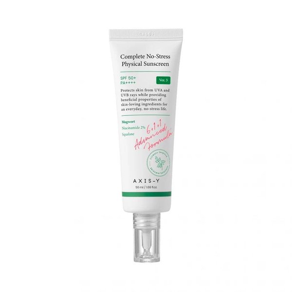 No-Stress Physical Sunscreen Ver. 3 - Aloe Scent - Hydrating & Lightweight for All Skin Types (1.69 Fl Oz)