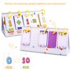 SICOHOME Math Flash Cards for Kids 45pcs Basic Addition and Subtraction Learning Arithmetic Flash Cards for Kindergarten Classroom Learning Activity Special Education Speech Therapy School Supplies