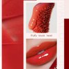BEUKING Heart Lipstick Love Water Mirror Lip Tint Long-lasting Moisturizing Red Pink Smooth Light Creamy Texture 8 Color Portable Beauty Lip Glaze Makeup Cosmetics High Pigment Liquid Lip Gloss (08#)
