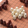 Hnefatafl Viking Chess Set Board Game Traditional Two-Player Strategy Board Game Intelligence Tabletop Tridimensional Chess Set Game Outdoor Adult/Child Travel Board Set (Hnefatafl Viking Chess)