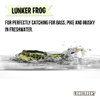 Lunkerhunt Topwater Frog Lures Bass Trout Fishing Lures Kit (3-Pack) | Most Realistic Frog Fishing Lures for Freshwater with Swimming Legs, Weedless Hooks