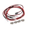 ShareGoo 4Leds LED Light Headlights Taillight Kit Accessories Compatible with Traxxas HSP Tamiya Redcat RC4WD Axial SCX10 1/10 1/12 RC Car Truck Tank Crawler