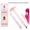 Exquisite Professional Lip Brush Multi-Purpose Two-Head Applicators-Retractable Lipstick Brushes- Lipstick Gloss Makeup Brush Tool For Women and Girls (Two-Head)