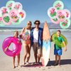 45 Pieces Flamingo Balloons Tropical Leaf Pineapple Hibiscus Balloons 12 Inches Hawaiian Luau Latex Balloons for Tropical Hawaii Flamingo Birthday Wedding Baby Shower Party Decorations Supplies