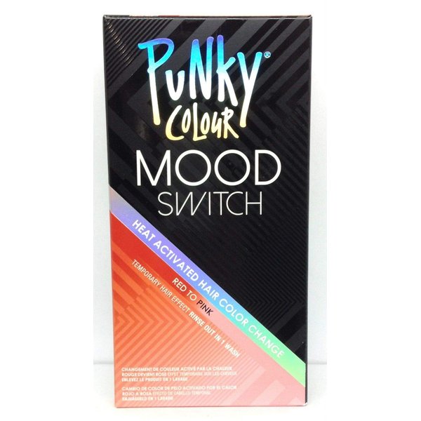 Punky Colour Red To Pink Mood Switch Heat Activated Hair Color Change, Temporary Hair Effect