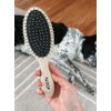Double Sided Daily Pet Brush By Floof - Metallic Pin & Vegan Boar Bristle for Dogs and Cats | Premium Wooden Handle for Ergonomic Hold, Gently Detangles, Easy to Clean and Maintain