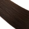 QingChang Tape in Hair Extensions Human Hair Single Donor Hair Healthy Natural Invisible Seamless Longlasting #2 Dark Brown 12" 20pcs 30g