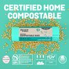 MyEcoWorld® Compostable Yard and Kitchen Waste Bags - 12 Count - 100% Certified Compostable - 33 Gallon - Super Strong - Waterproof - Unscented - Easy to Open