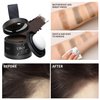 Magic Hairline Powder, Instantly Conceals Hair Loss, Natural Hairline Coverage, Hair Fibers for Thinning Hair, Root Touch Up Hair Powder for Women & Men, Root Cover Up Hair Powder (Medium Brown)