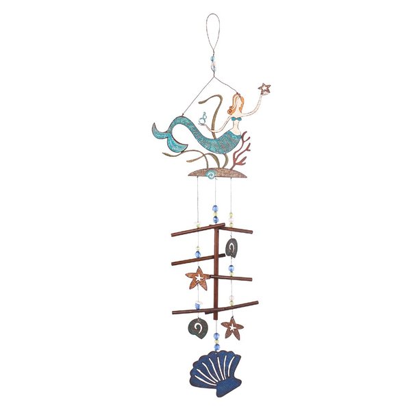 Sunset Vista Designs Great Outdoor Land and Sea Collection Wind Chime - Mermaid