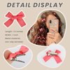 Silky Satin Hair Bows Hair Clip Mini Hair Clips for Women Girls Small Bow Hair Clips Bow Ribbons Cute Hair Clips Pins Metal Y2k Hair Accessories for Braids.